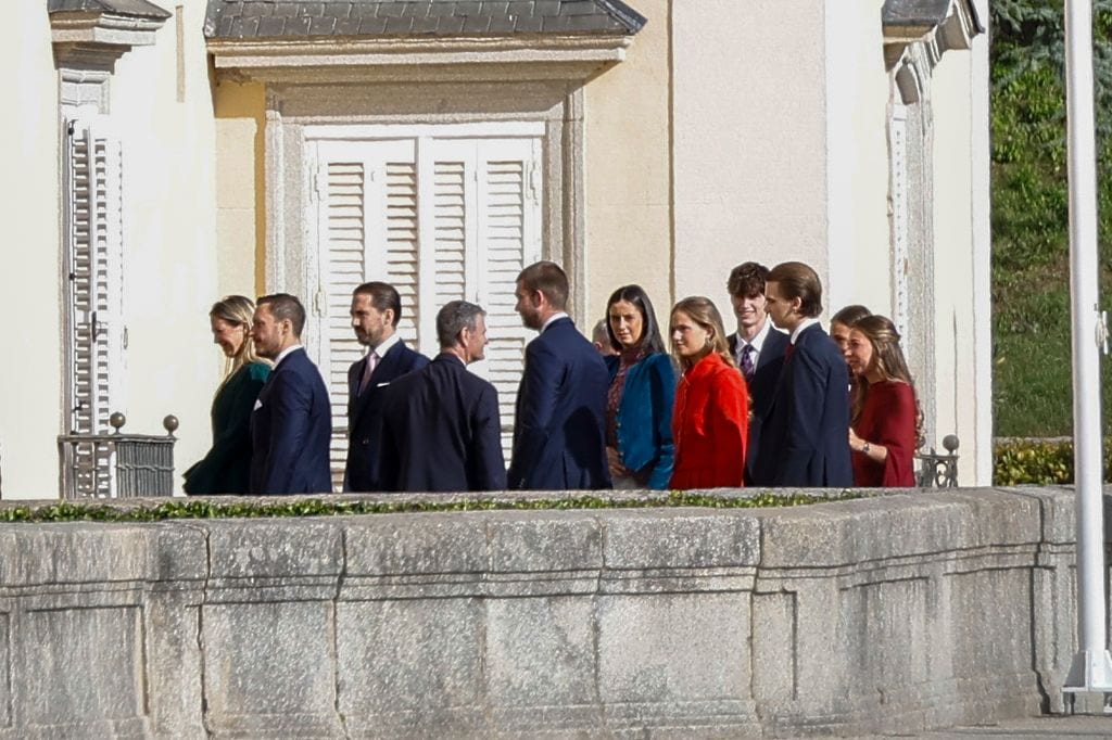 Los primos Marichalar y Urdangarin en el Palacio de El Pardo