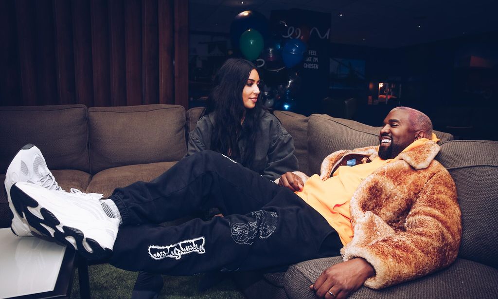 Kim Kardashian And Kanye West Attend The Travis Scott Astroworld Tour At The Forum