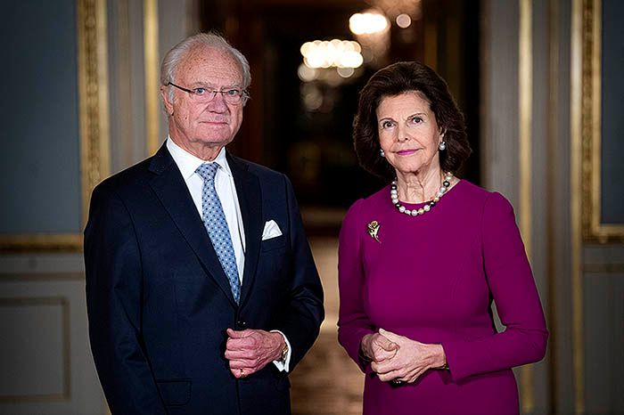 Rey Carlos Gustavo y reina Sonia de Suecia