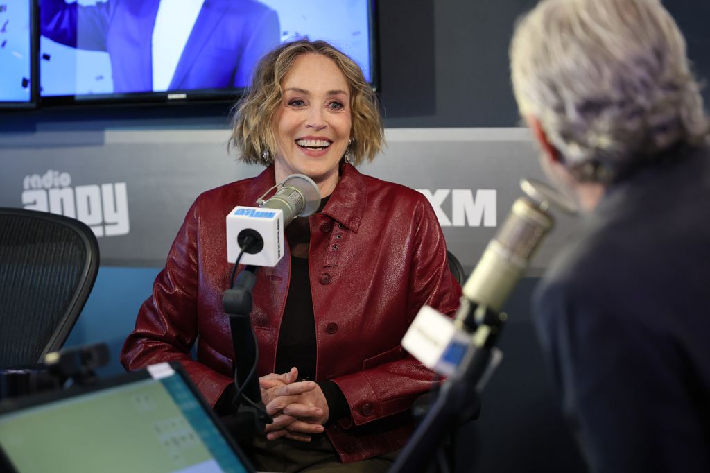 Sharon Stone, en los SiriusXM Studios de Nueva York