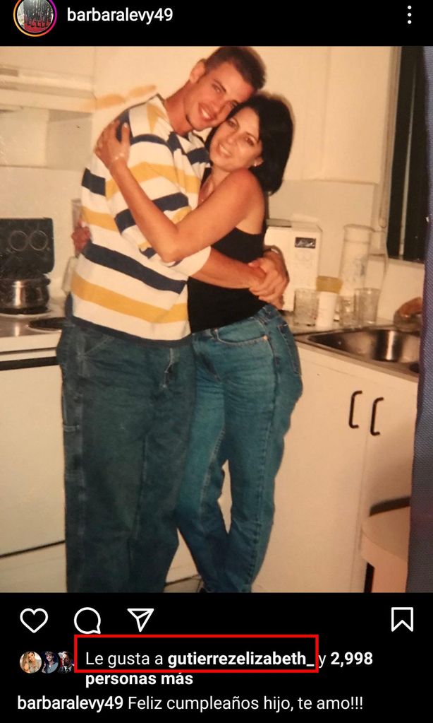 William Levy y su mamá