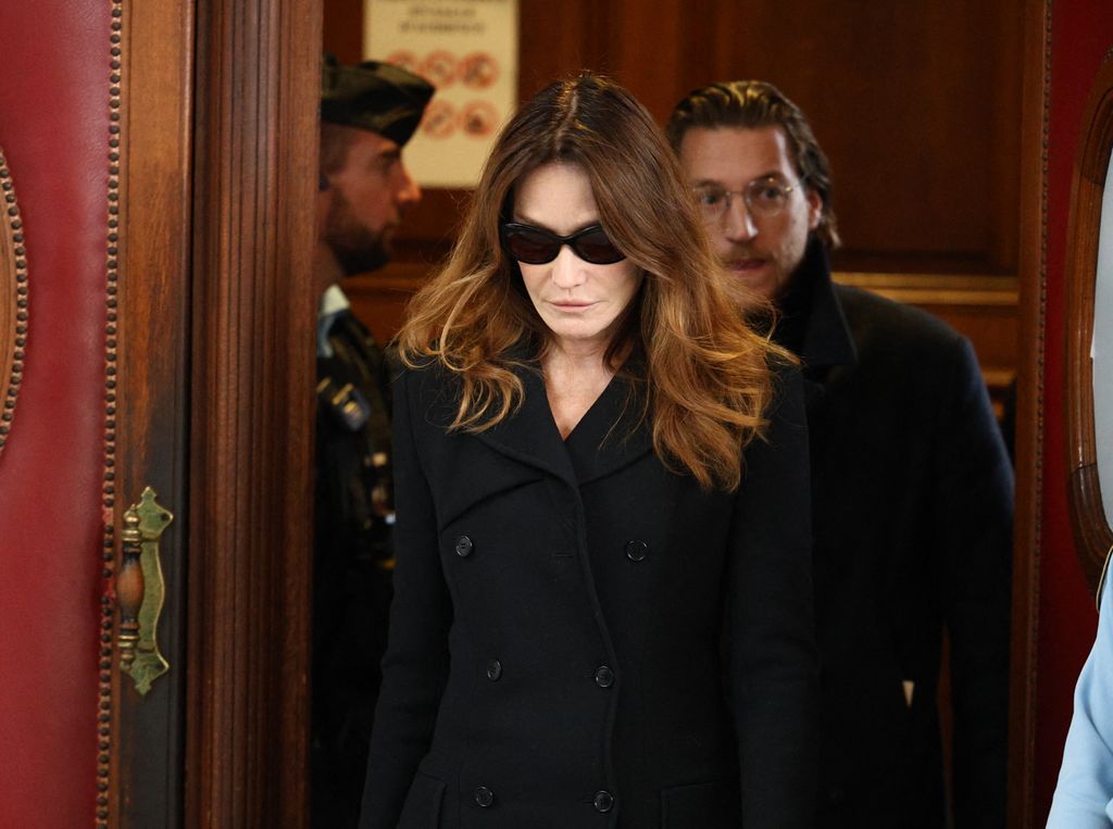 Carla Bruni con Jean Sarkoxy, hijo del expresidente francés