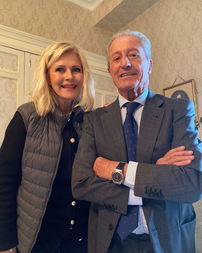 Philippe Junot y Nina Wendelboe-Larsen en una foto de lo más simpática