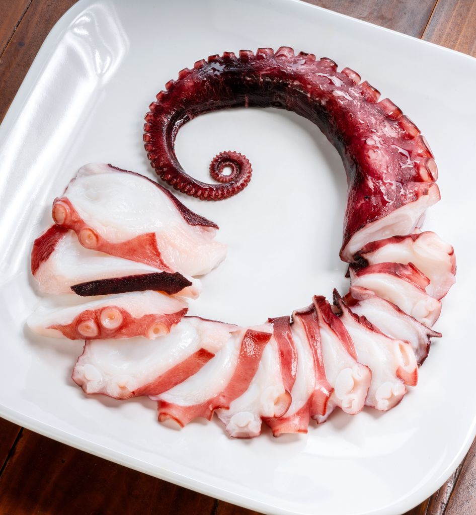 Pulpo ya cocido, una alternativa muy socorrida que nos ofrece el mercado. 