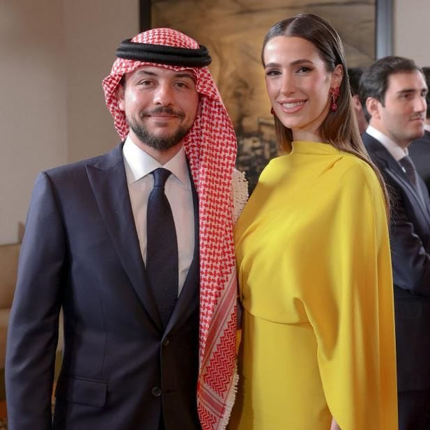 hussein de jordania y rajwa al saif