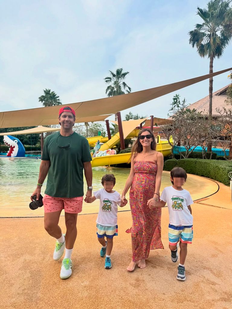 La familia en su última escapada juntos