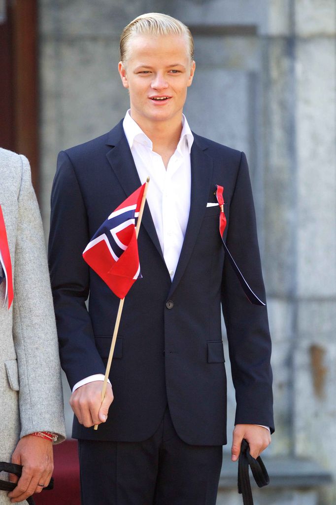 Marius Borg. National Day celebrations, Oslo, Norway - 17 May 2014