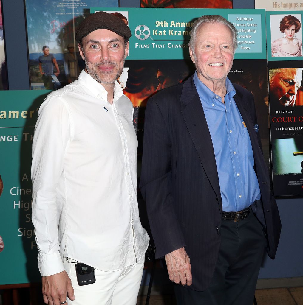 Jon Voight junto a su hijo, James Haven en 2017