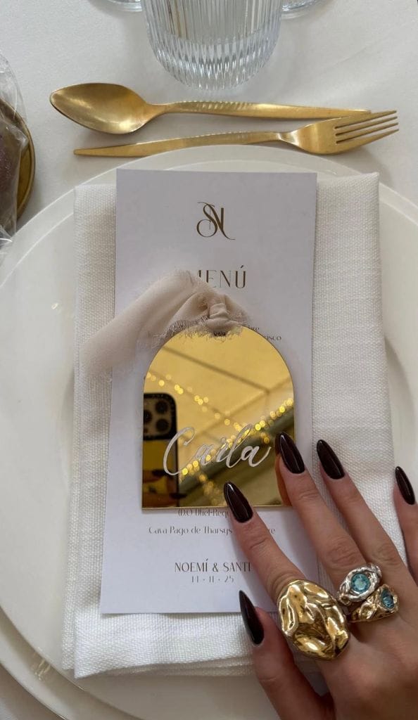 Santi Cañizares y Noemí celebran su boda