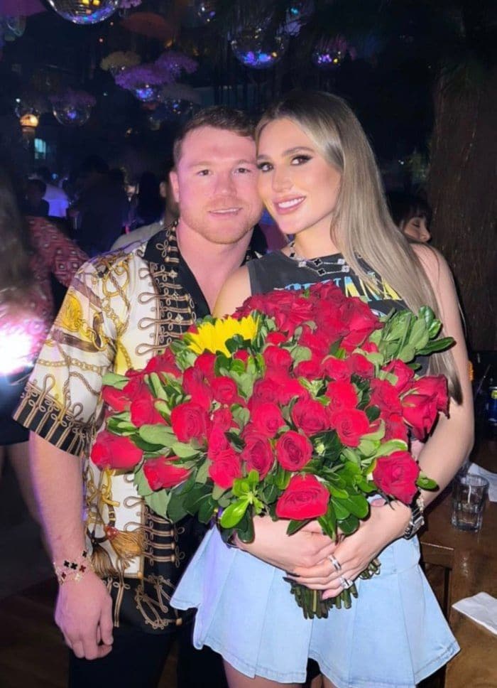 Canelo Alvarez y su esposa Fernanda Gómez