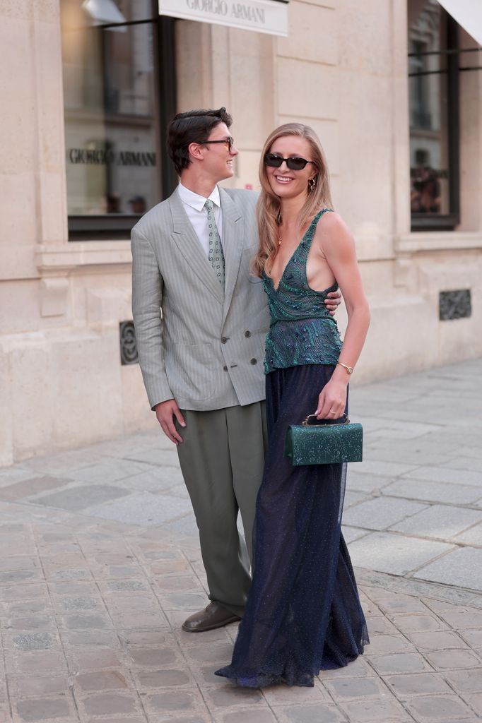 Nicolás de Dinamarca y Benedikte Thoustrup, en la Semana de la Alta Costura de París