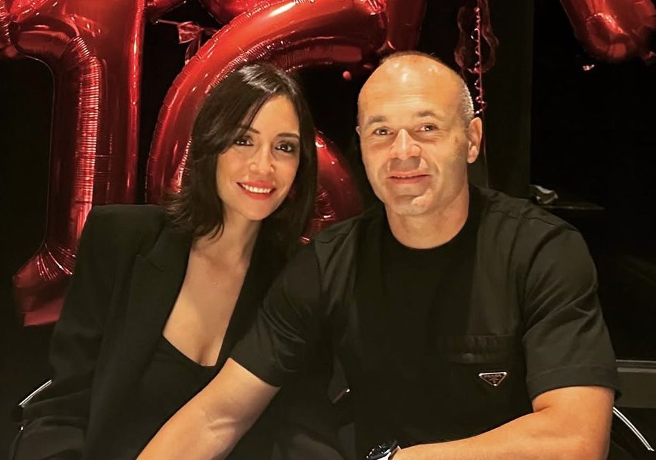 Anna Ortiz y Andrés Iniesta, en una imagen de archivo