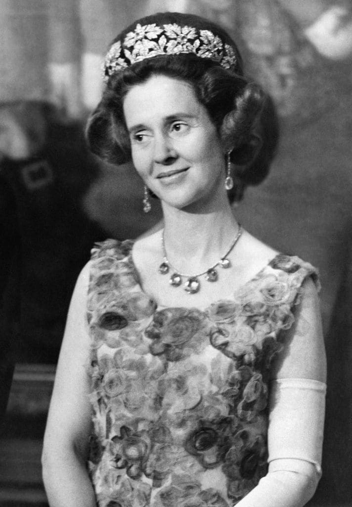 La reina Fabiola de Bélgica.