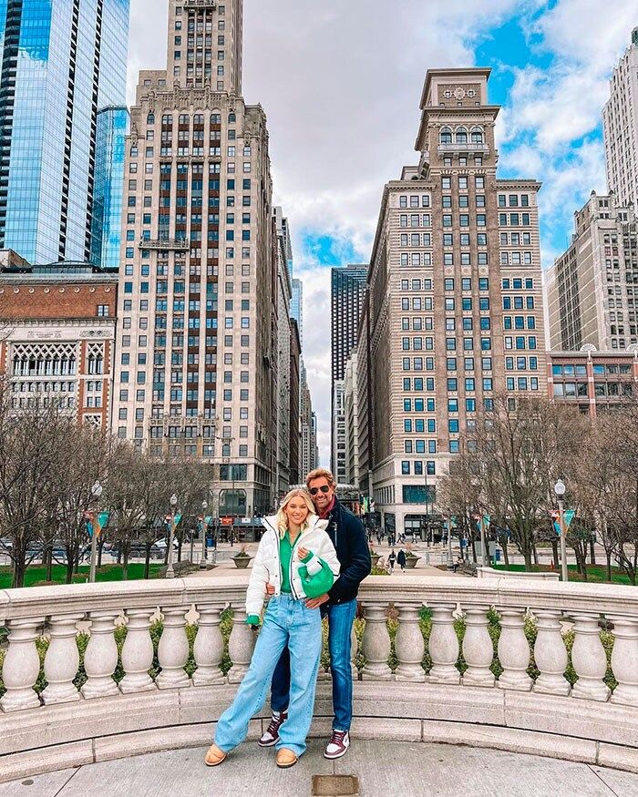 Gabriel Soto e Irina Baeva en Chicago