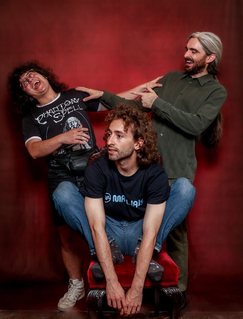 La banda Alcalá Norte con Álvaro Rivas como vocalista