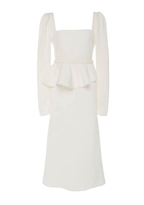 Vestido blanco de Ivanka Trump