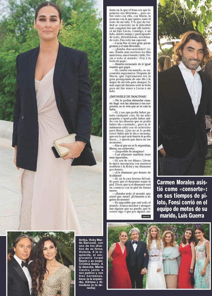 Boda Fonsi Nieto y Marta Castro HOLA 2017
