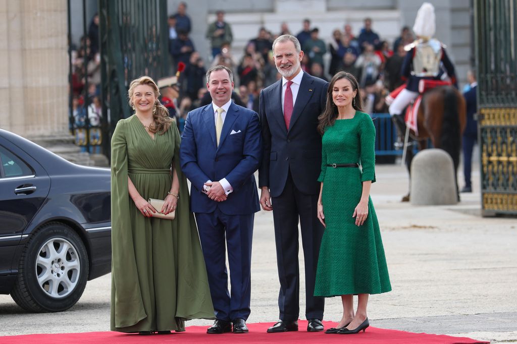 Los Reyes reciben a los Grandes Duques de Luxemburgo