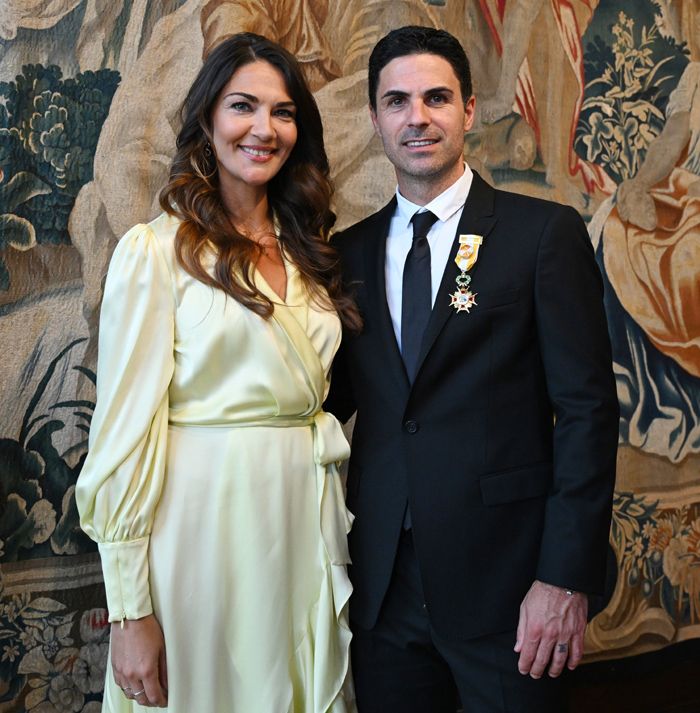 Lorena Bernal y Mikel Arteta