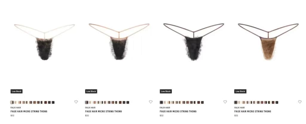 Modelos de la nueva prenda lanzada al mercado por SKIMS