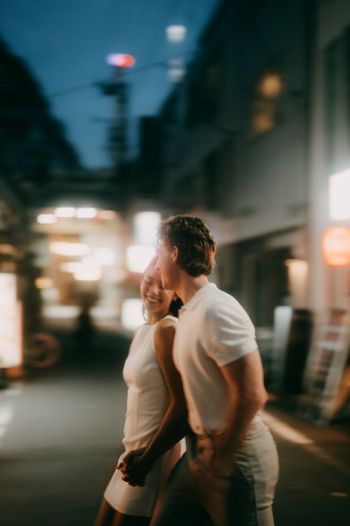 pareja calle