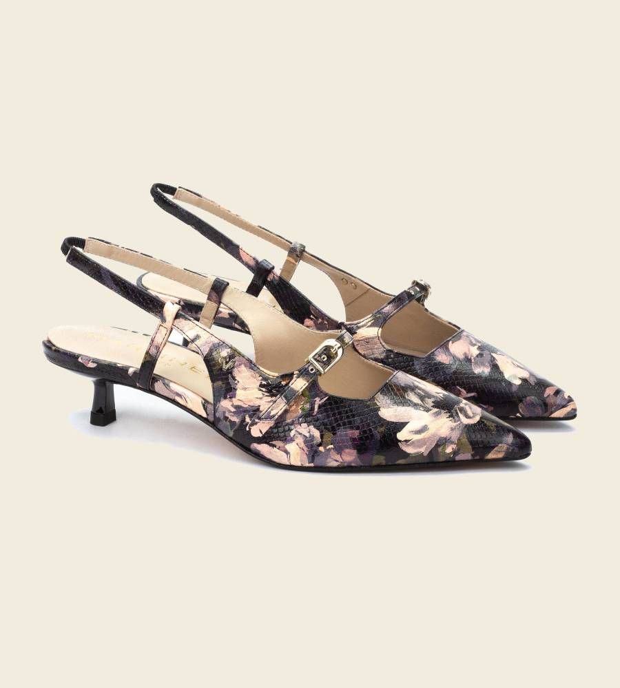 Slingbacks de flores de Martinelli