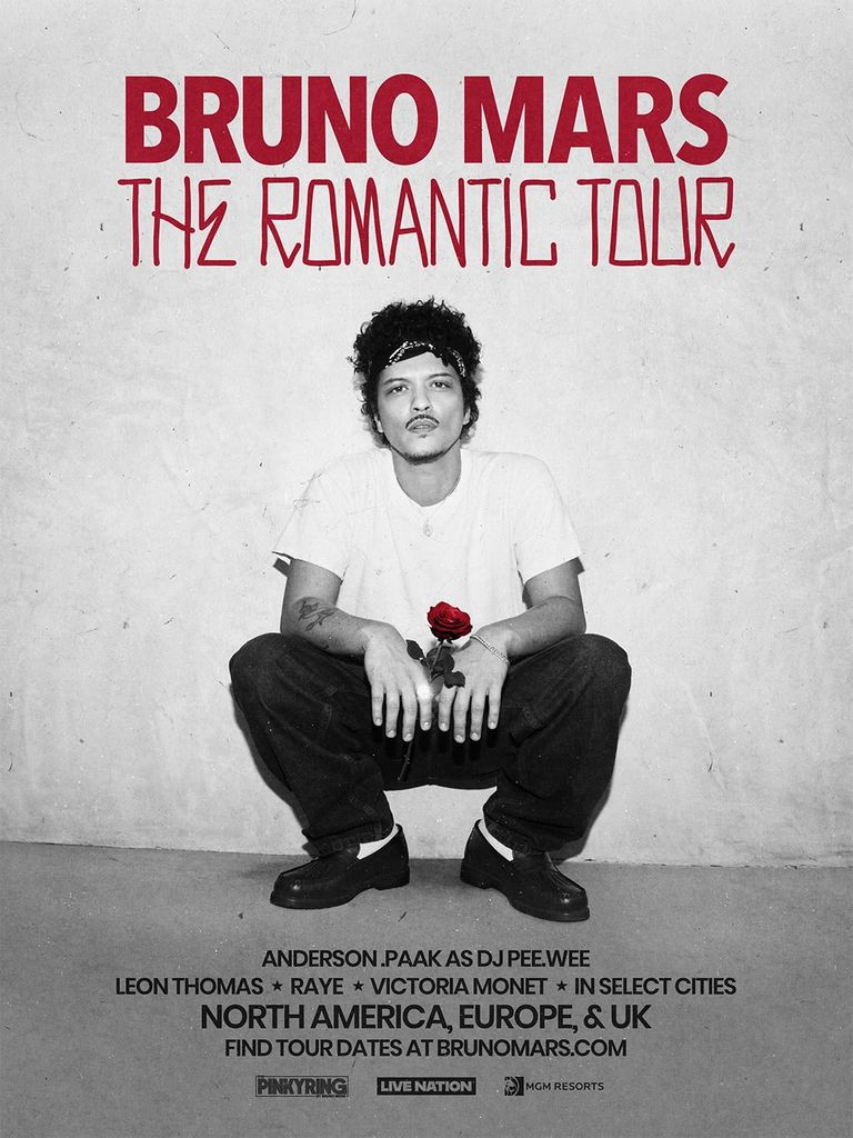 La cartelera del The Romantic Tour