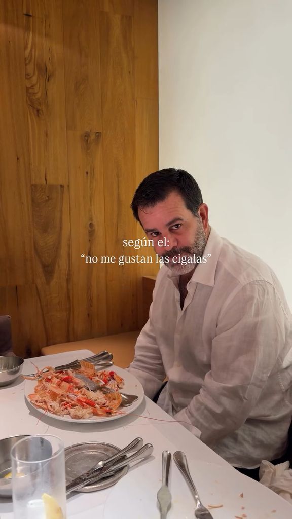 Eduardo Capetillo tuvo que aceptar que sí le gustan las cigalas