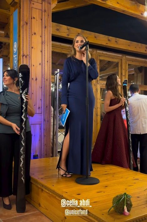 Alba Carrillo, maestra de ceremonias de una gala de Unicef en Androrra, en plena polémica con Feliciano López