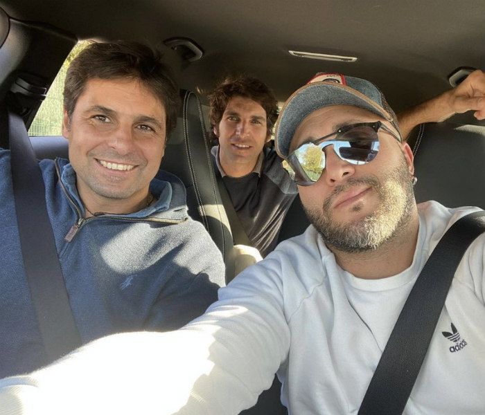 Fran, Cayeyano y Kiko Rivera