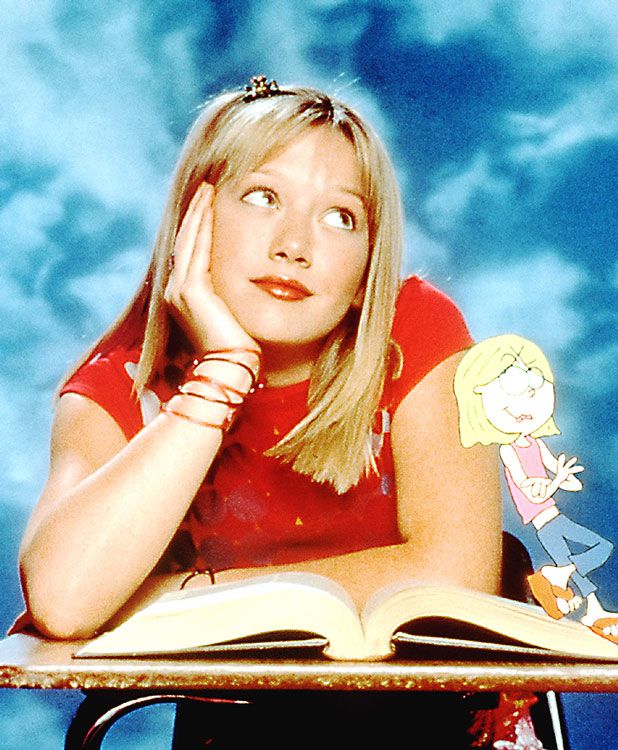 Imagen de Hilary Duff en la serie Lizzie McGuire