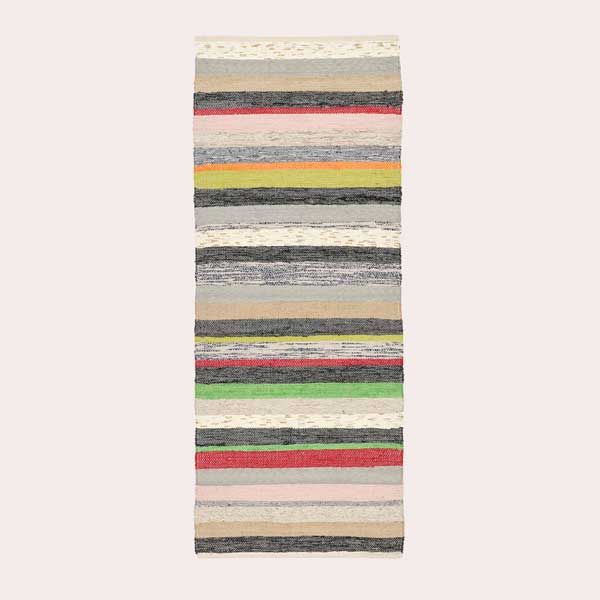 RANGSTRUP Alfombra, a mano/algodón colores variados