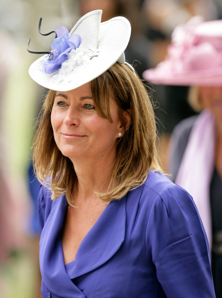 Carole Middleton, madre de la princesa de Gales, en Royal Ascot 2012.
