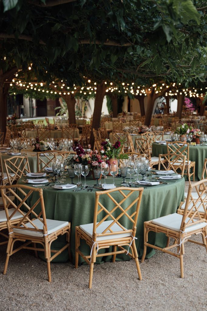 Decoración de bodas aire libre