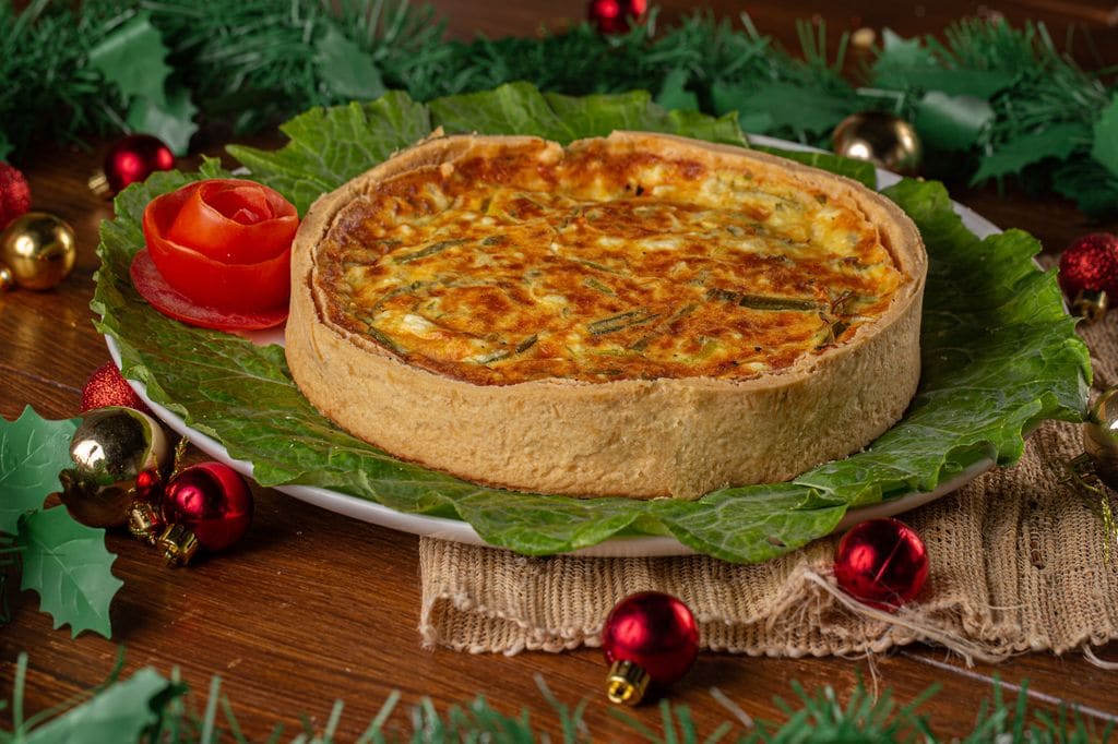 'Quiche' de puerros