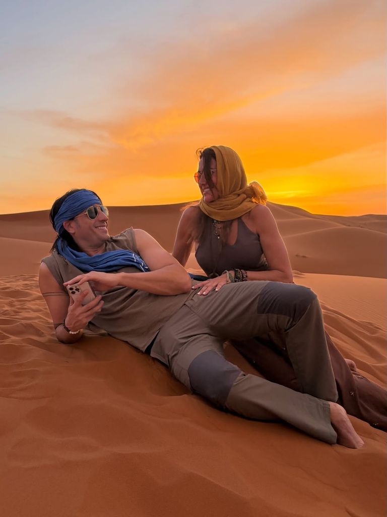 Elsa Anka en Marruecos con su novio, Santigo Tejedor