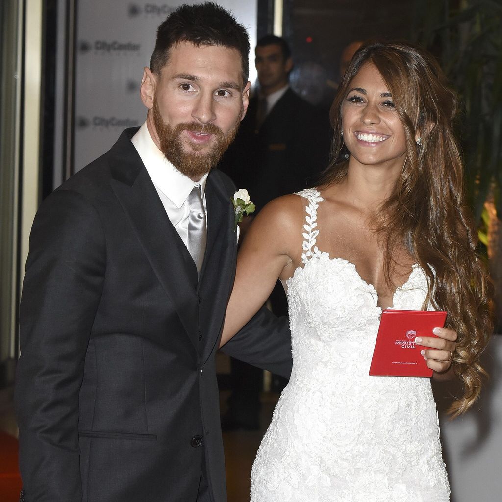 messi y antonela en su boda