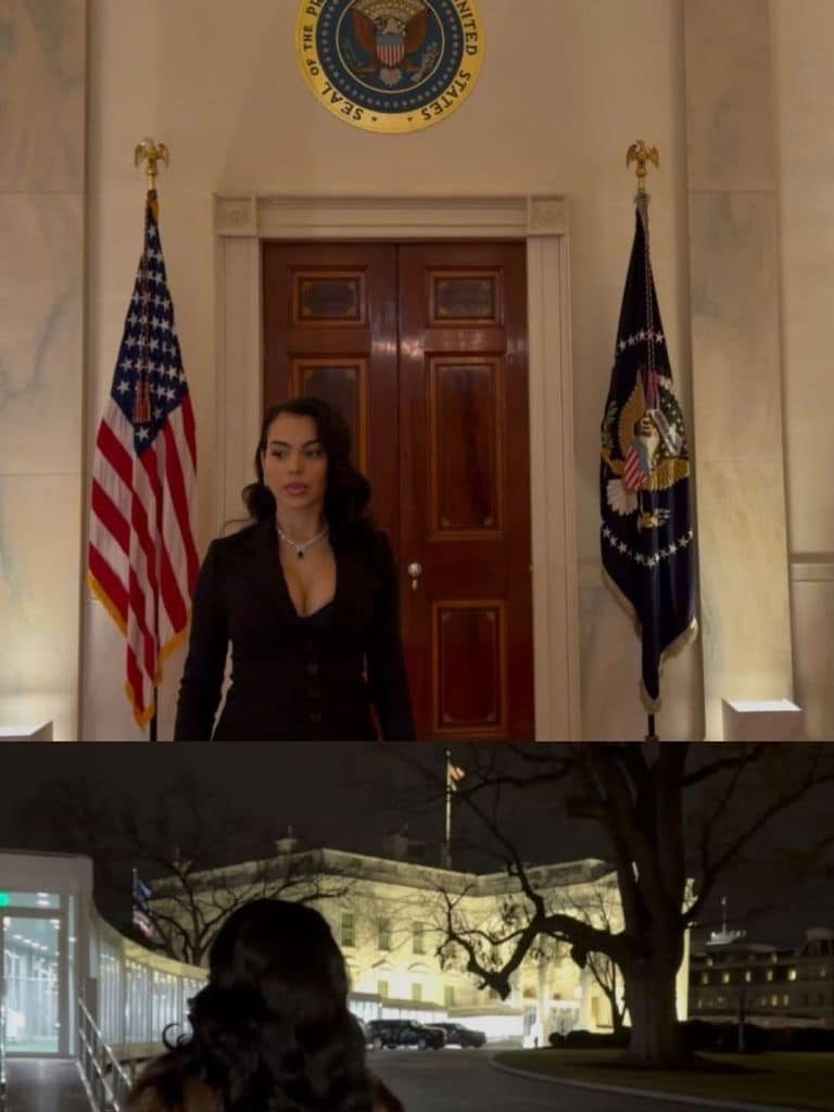 Georgina acude al estreno del documental de Melania Trump en Washington D.C.