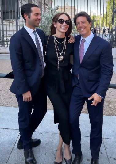 Eugenia Silva y sus amigos hoy en La Almudena