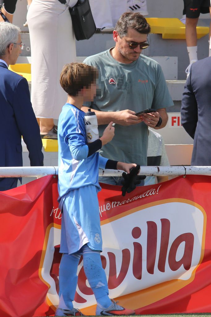 Iker Casillas y Martín Casillas en el Torneo "Reyes Cup" en el Estadio San Juan Bosco a 12 de Octubre de 2025 en Utrera