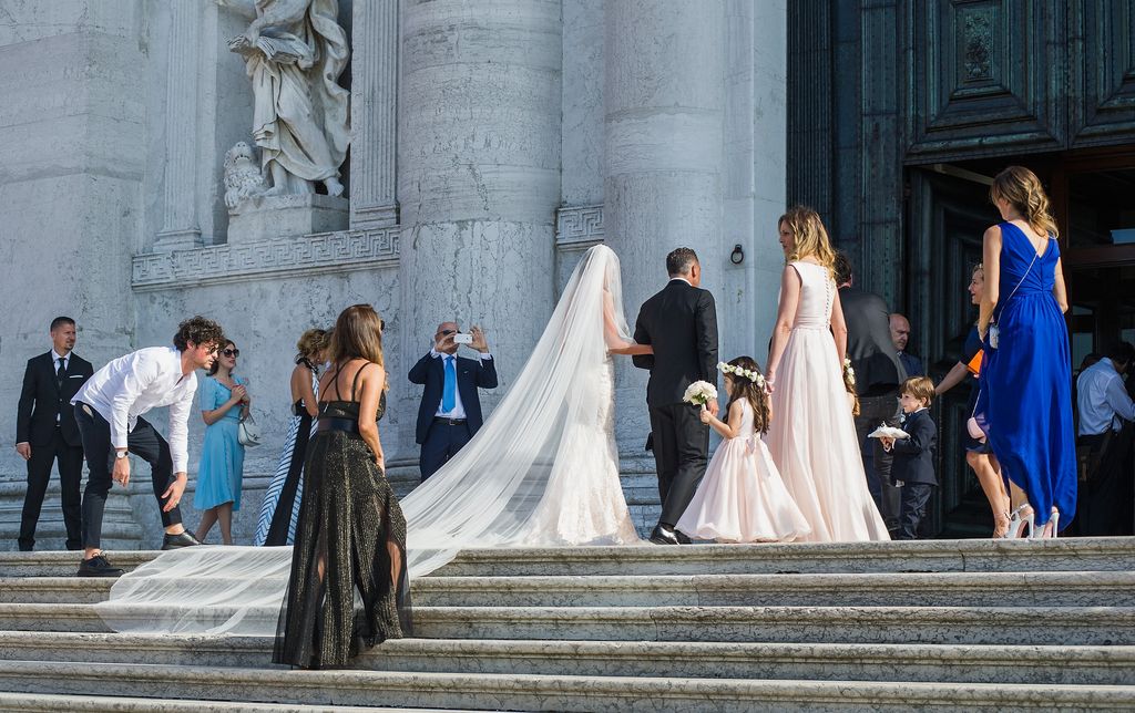 Alice Campello y Álvaro Morata el día de su boda