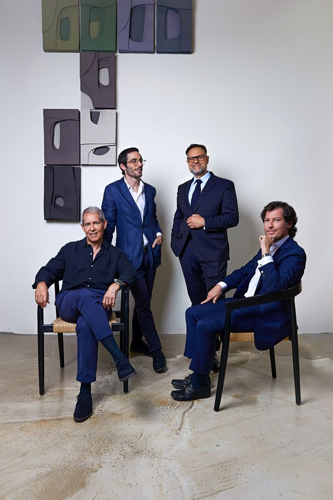 El Dr. Ignacio Sanz y Dr. José Manuel Sampietro, Dr. David Vázquez Vecilla y Dr. Emilio Moreno