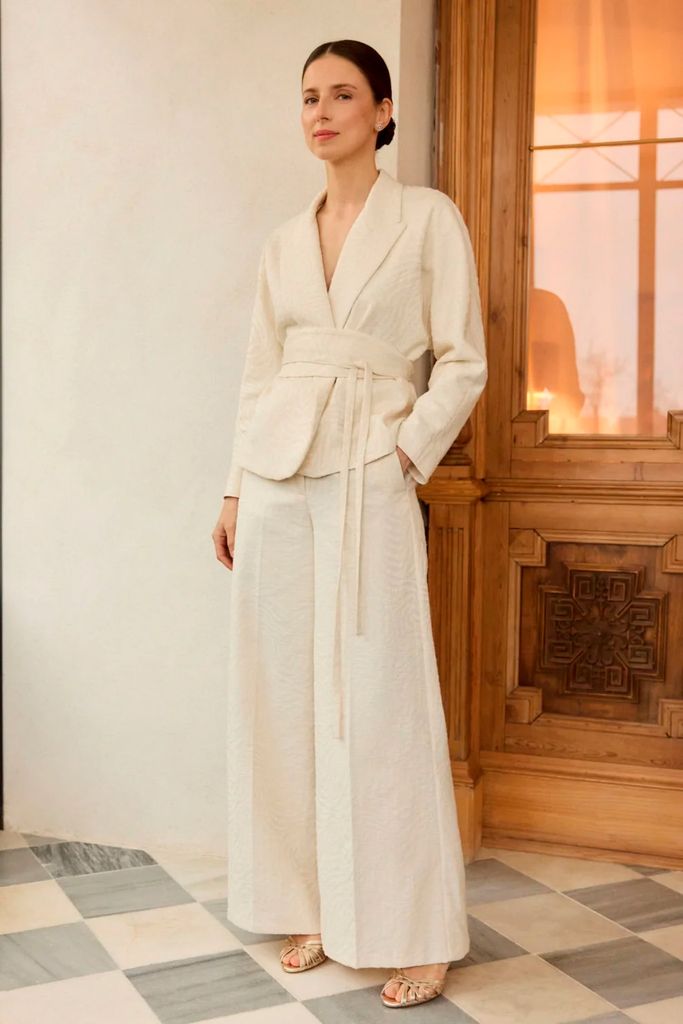 Traje de chaqueta colección Bimani White