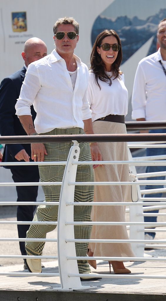 Brad Pitt, Inés de Ramón 
