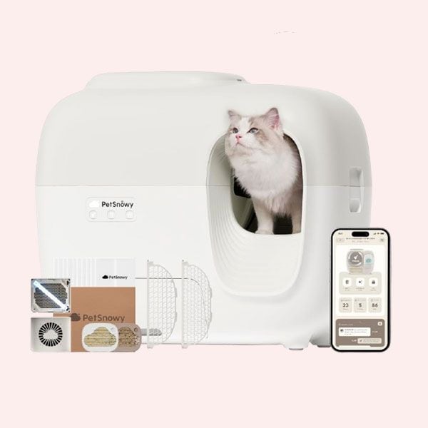 EL MEJOR CONTRA LOS OLORES: PetSnowy arenero Gatos autolimpiable