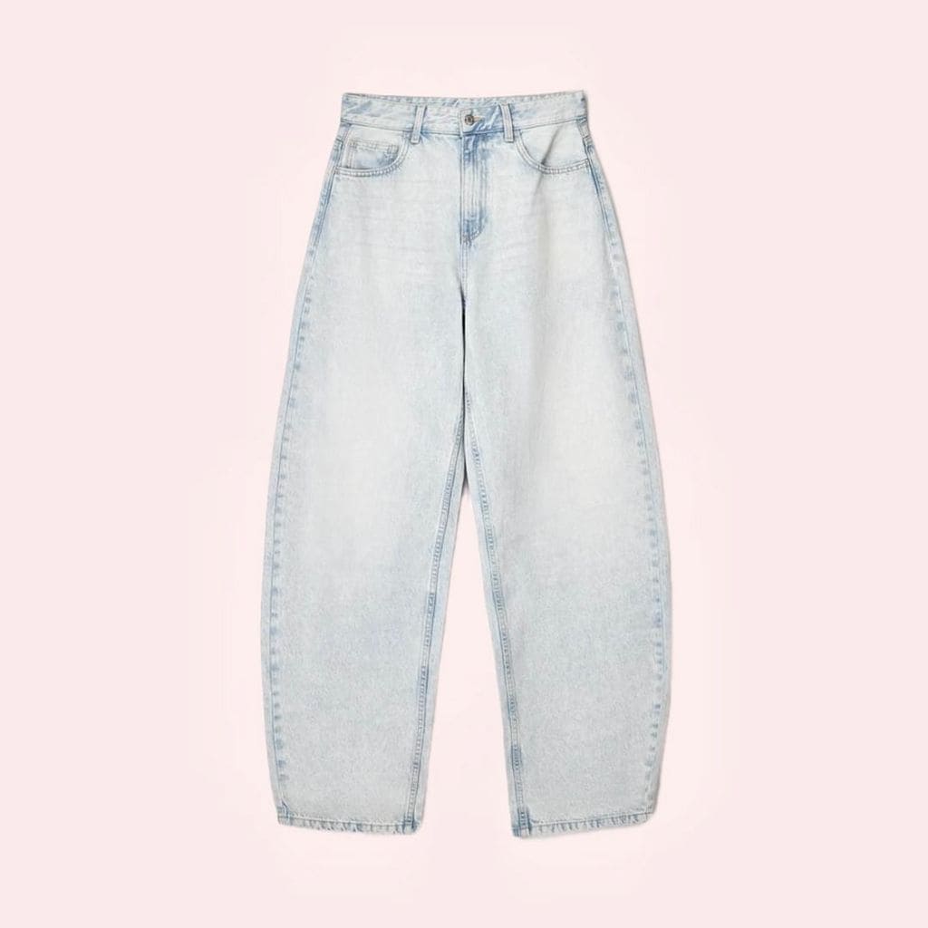 El pantalón efecto desgastado de Bershka