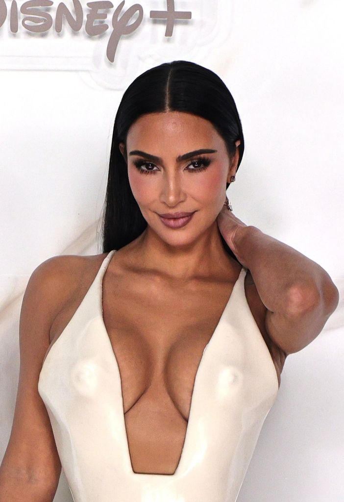 Kim Kardashian en la presentación del estreno de All That's Fair en México