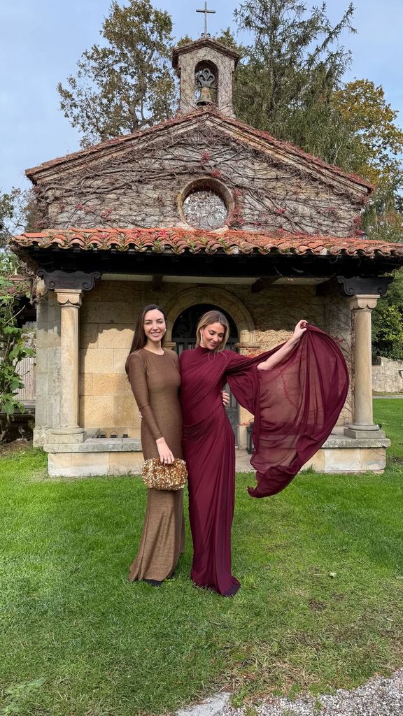 Alice Campello, en la boda de su amiga Isabel Peña