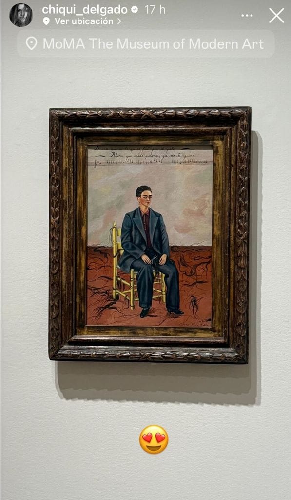 'Chiqui' Delgado visitó el Museo de Arte Moderno, acompañada por sus hijas.