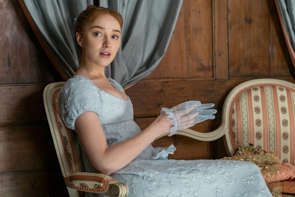 Daphne Bridgerton en la primera temporada de 'Bridgerton'.